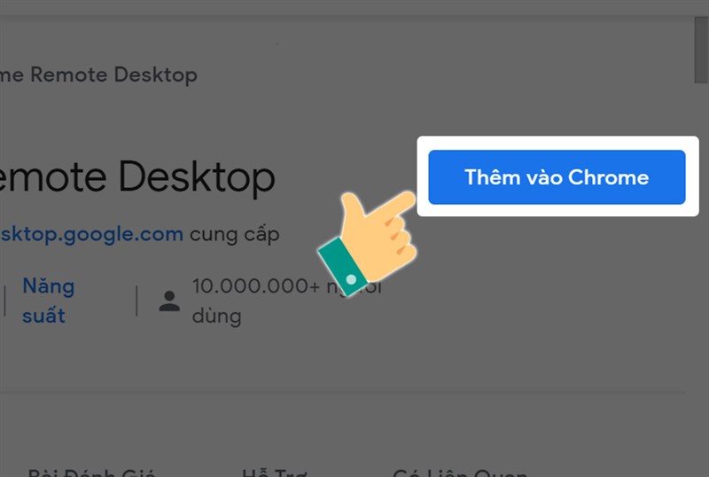 Nhấn Thêm vào Chrome