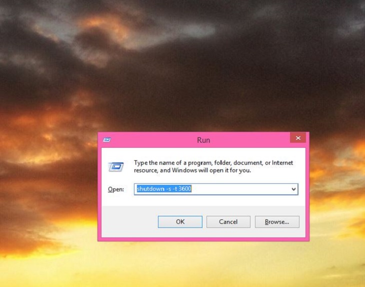 Cách hẹn giờ tắt máy tính